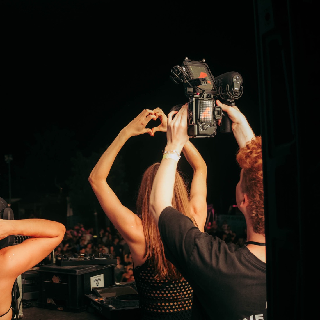 Festivalbühne, Eventfilm-Dreh