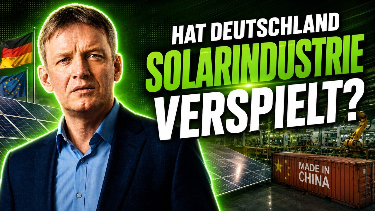 Standbild aus der Solarstammtisch-Folge: Hat Deutschland seine Solarindustrie verspielt? Solarstammtisch mit Dr. Gunter Erfurt