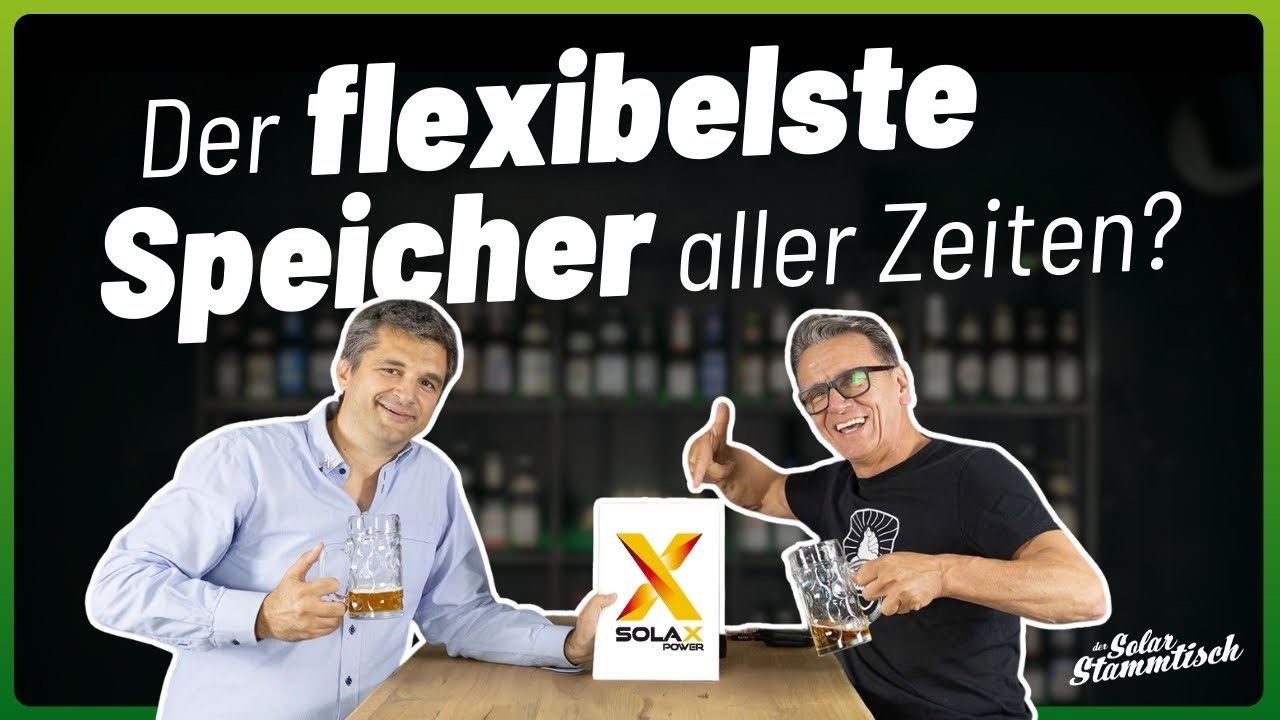 Standbild aus der Solarstammtisch-Folge: SolaX Hybrid-Wechselrichter G4 Pro im Solarstammtisch